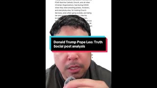 The recent Donald Trump Pope Leo comments on Truth Social highlight their dynamic. How will this imp