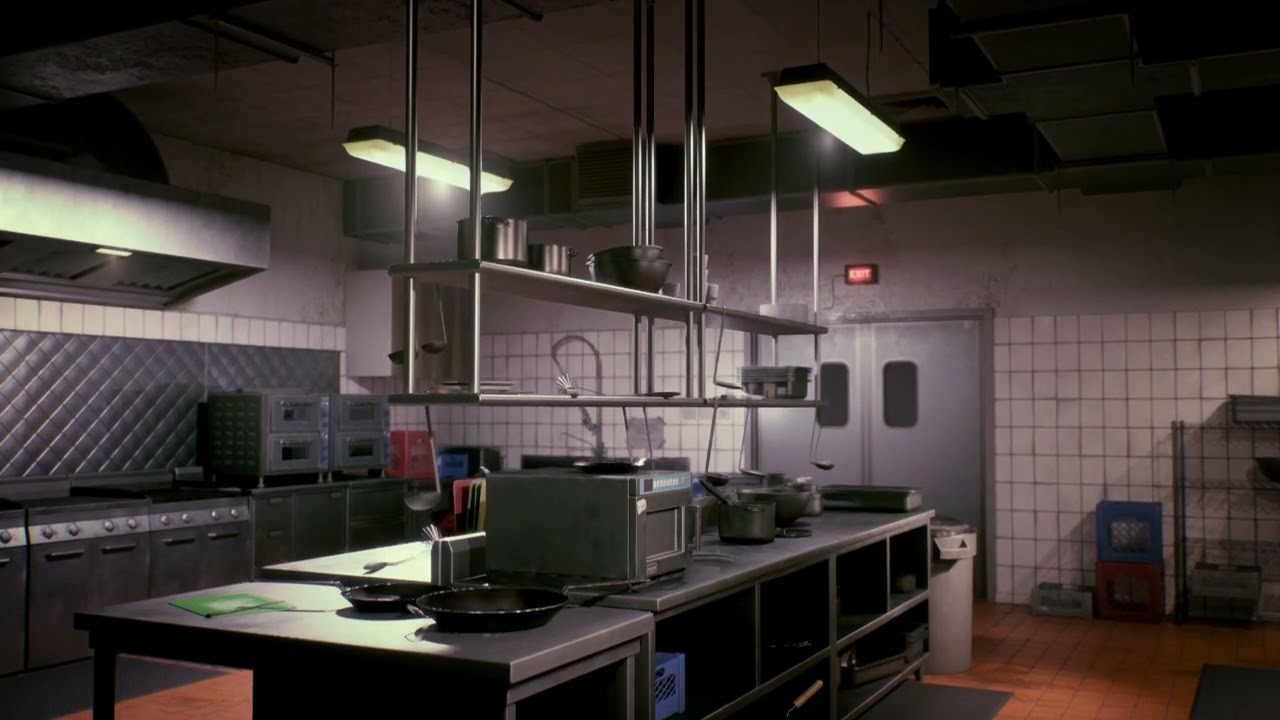 Restaurant Kitchen Environment (UE5) by PixelPress