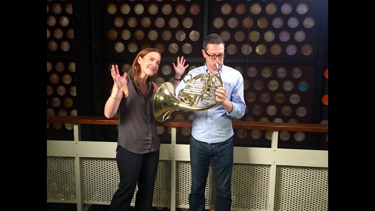 John Wilson takes the Sarah´s Music Horn Challenge