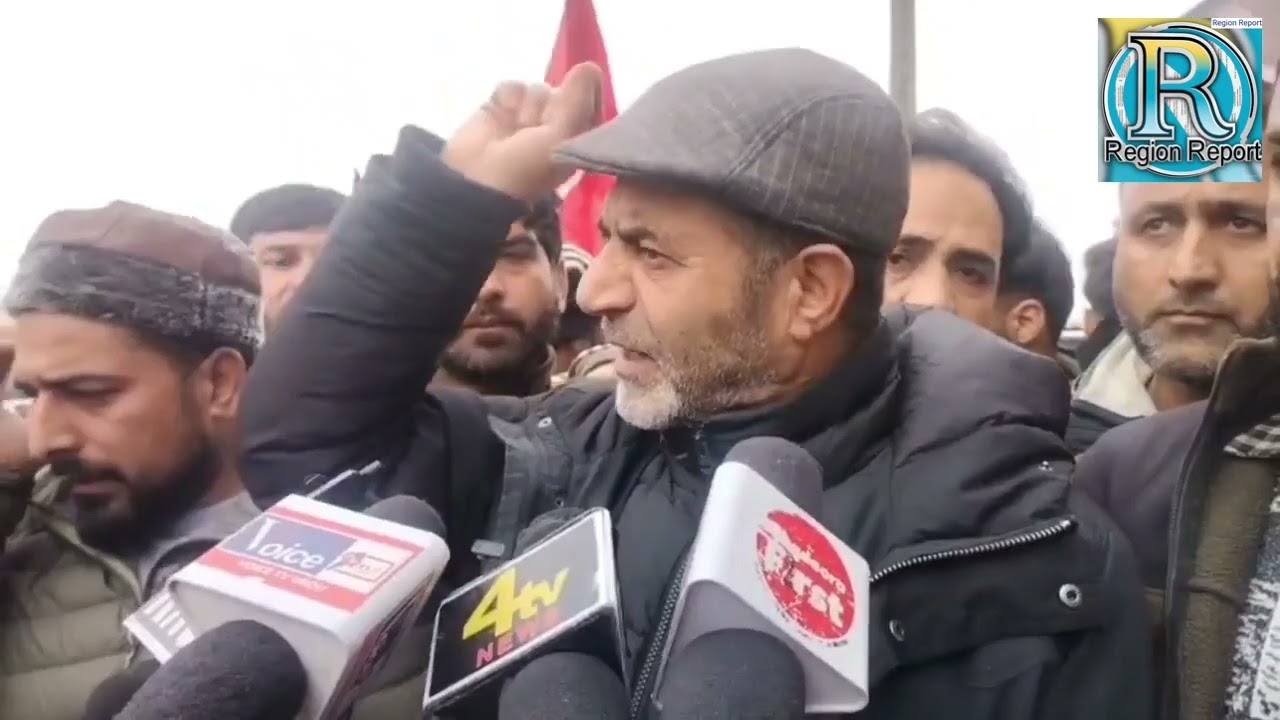 NC Workers Protest Against SDM Chadoora, Demand Apology Over Alleged Misbehaviour With MLA 