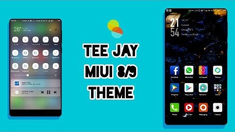 MIUI 8/MIUI 9 Third Party Theme - Teejay | Not available in Theme Store | Oct 2017!