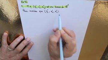 Algèbre 2, matrice d