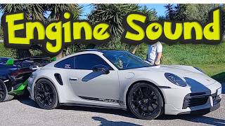 Porsche 911 Turbo S Con Scarico Akrapovic, Sound A Freddo Incredibile