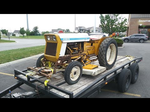 1970 International Lo Boy Cub 154 Tractor With Mower Deck