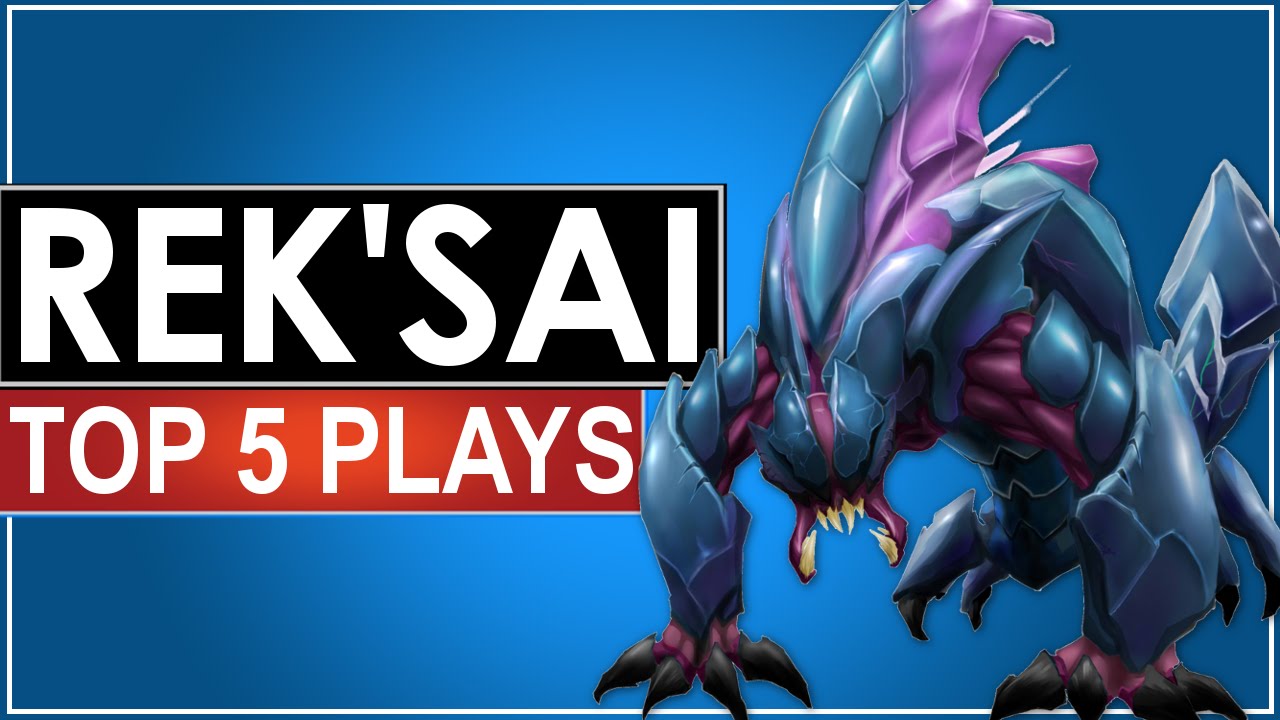 Rek'Sai Top 5 Best Plays (Montage) ft. Reignover, IWDominate, Kikis, Diamond