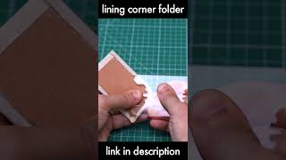 how to fold lining corners easy