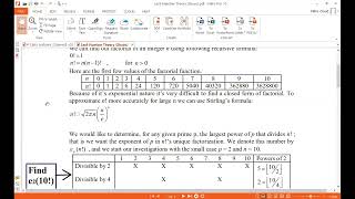 Lec 11a-Number Theory - III (Factorial Factors, Stern Brocot Tree)