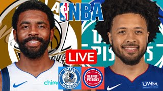 LIVE: DALLAS MAVERICKS vs DETROIT PISTONS | NBA | PLAY BY PLAY | SCOREBOARD