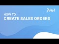 Creating a sales order in yoprint