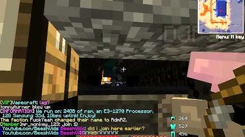 Cwiss11 fly hacking on Daegonner Minecraft server