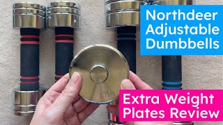 Northdeer Adjustable Dumbbells Extra Weight Plates review (4 x 1.5lb, 4 x0.75kg)