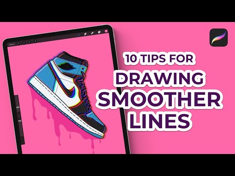 10 Tips For Drawing Smoother Lines In Procreate (#Shorts)