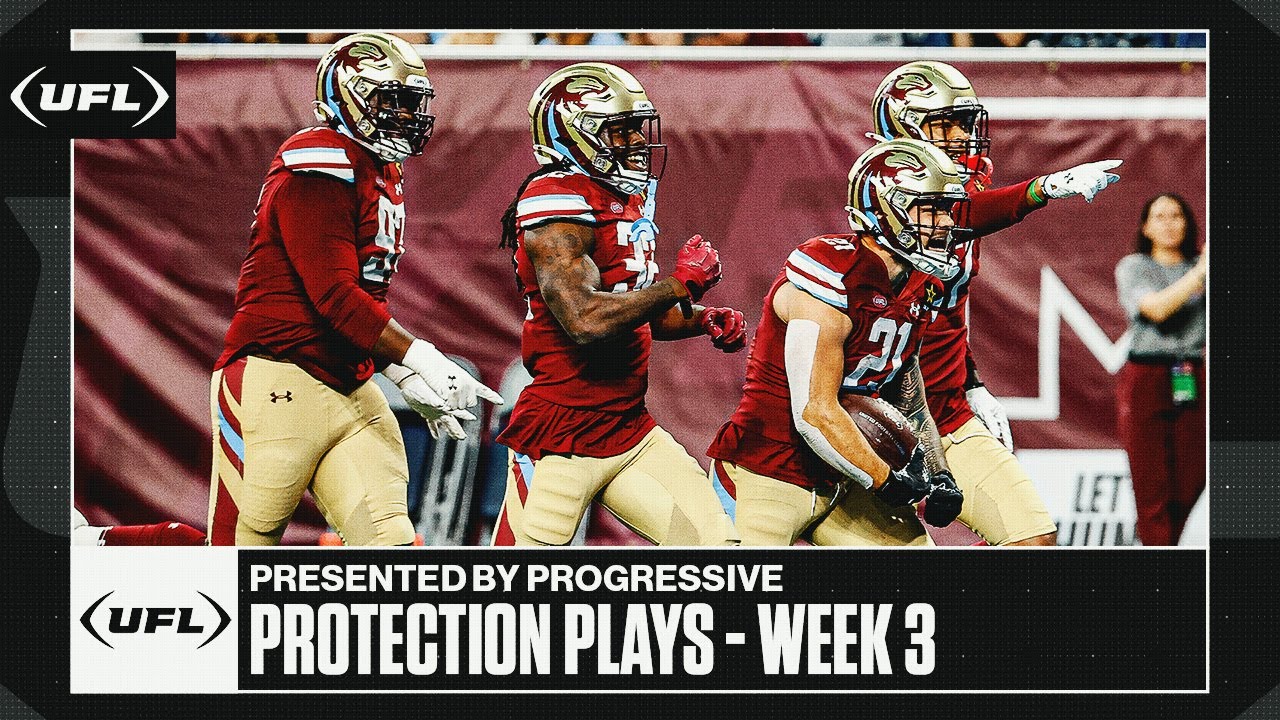 Top Protection Plays of Week 3 Presented by Progressive | United ...