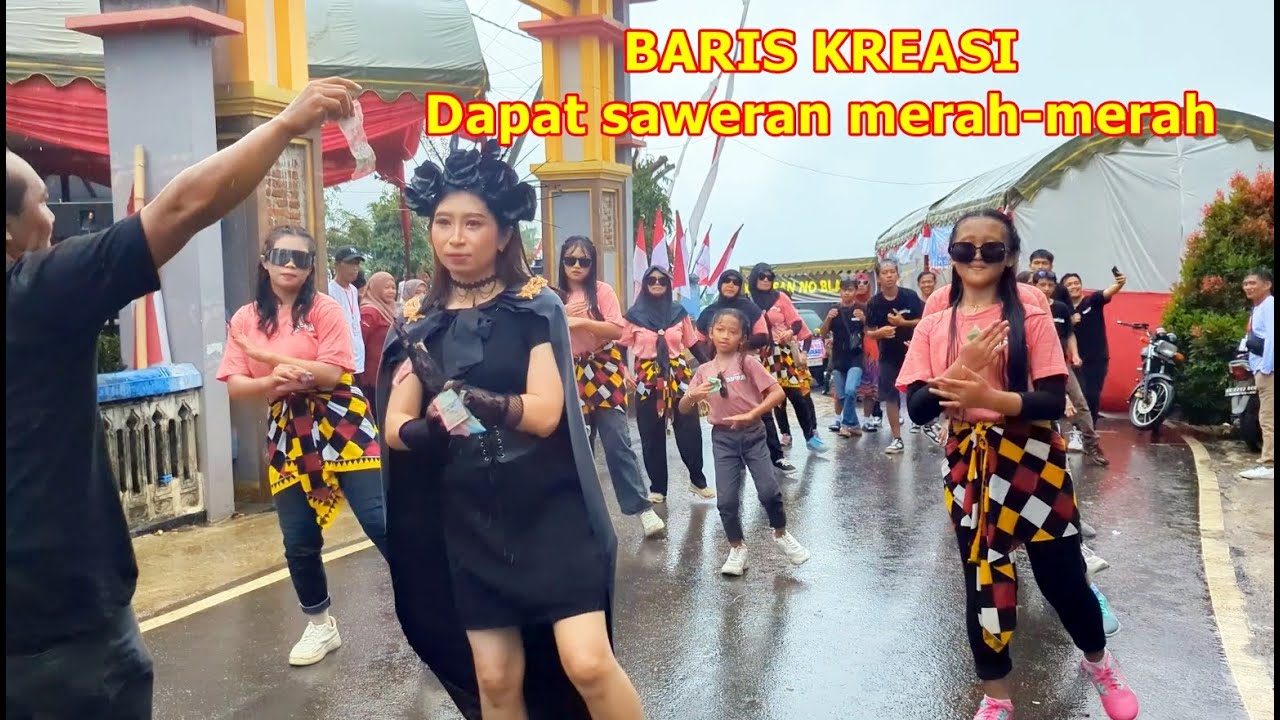 Semarak Pawai Baris Kreasi RT.02 RW.03 | HUT RI ke-80 Desa Gambiran 2025