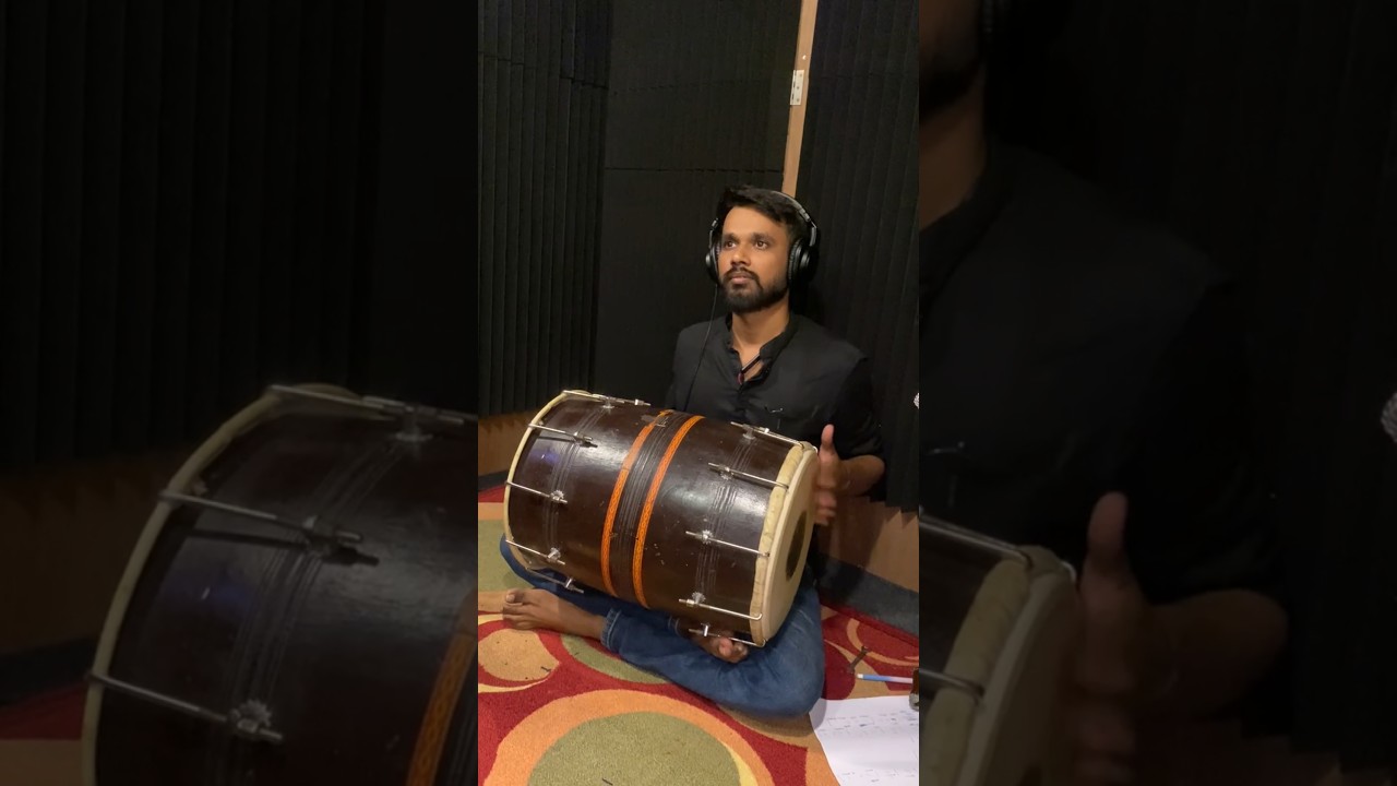 Akshay parab dhol playing.... 