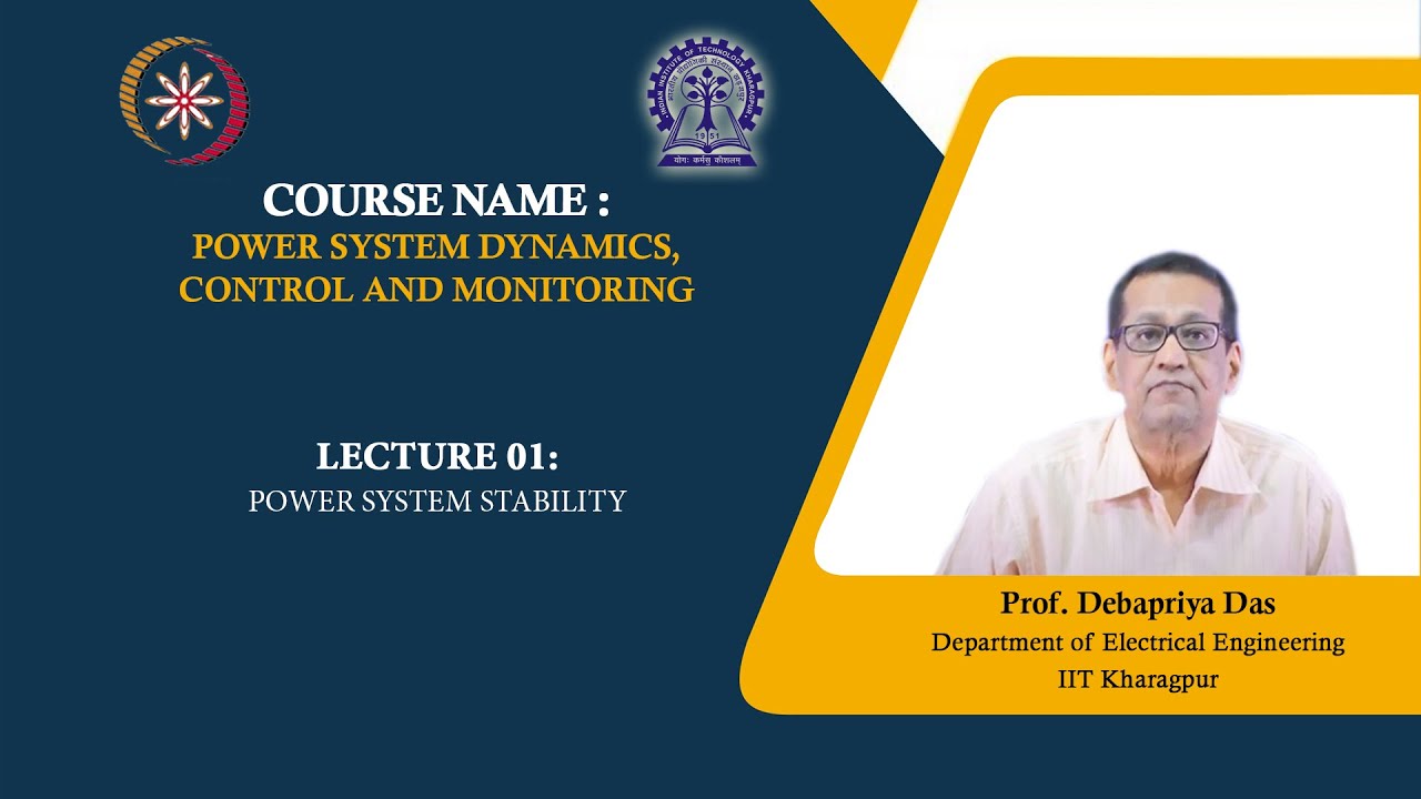 Lecture 01: Power System stability - YouTube