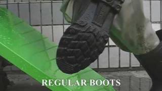 WATER SLIPPERY TEST - REGULAR BOOTS,NON-SLIP BOOTS