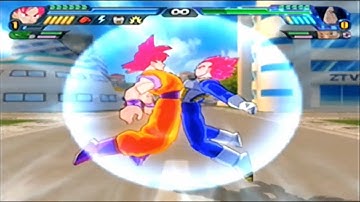 DBZ BT3 Fusión Goku SSJ Dios Vegeta SSJ Dios Vegetto SSJ Dios