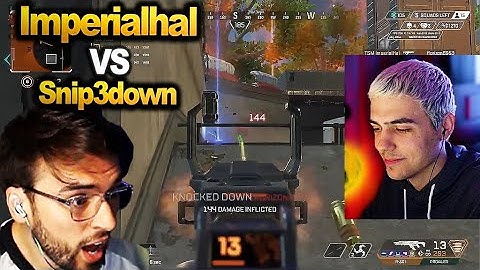 TSM Imperialhal vs Snip3down in ALGS scrims!! TSM FIRST GAME WIN!!