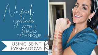 Seint Eyeshadow No Fail Easy Technique for a 2 Shade Look | The Contoured Chemist screenshot 3