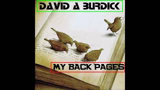 David A Burdick My Back Pages