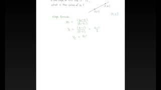 8th Grade Math - Slope Example