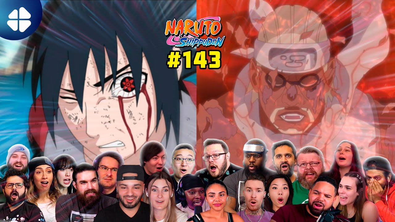 Shippuden Episode 143 Mega Reaction Mashup | ナルト 疾風伝] [海外の反応]