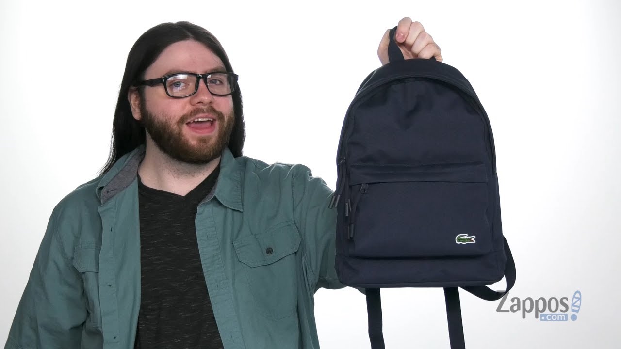 lacoste small backpack
