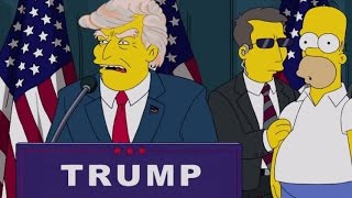 Donald Trump's US election win predicted by Simpsons 16 years ago