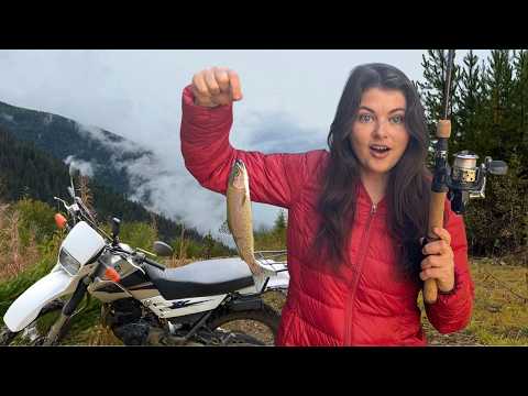 Solo Motorcycle Hammock Camping & Fishing (Catch & Cook)