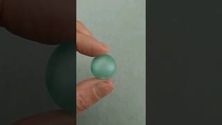 Elmers glue on mini glass #howto #tutorial #craft #miniature #diy #mini #seaglass #glasspainting
