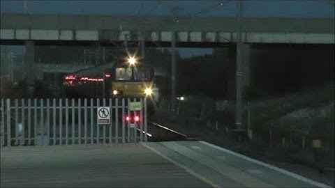 Caledonian Sleeper Class 92 Passing Milton Keynes Central | 13/06/17