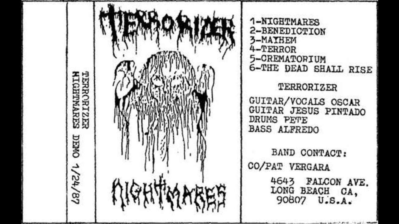 Terrorizer (US) - Nightmares (Demo) 1987 - YouTube