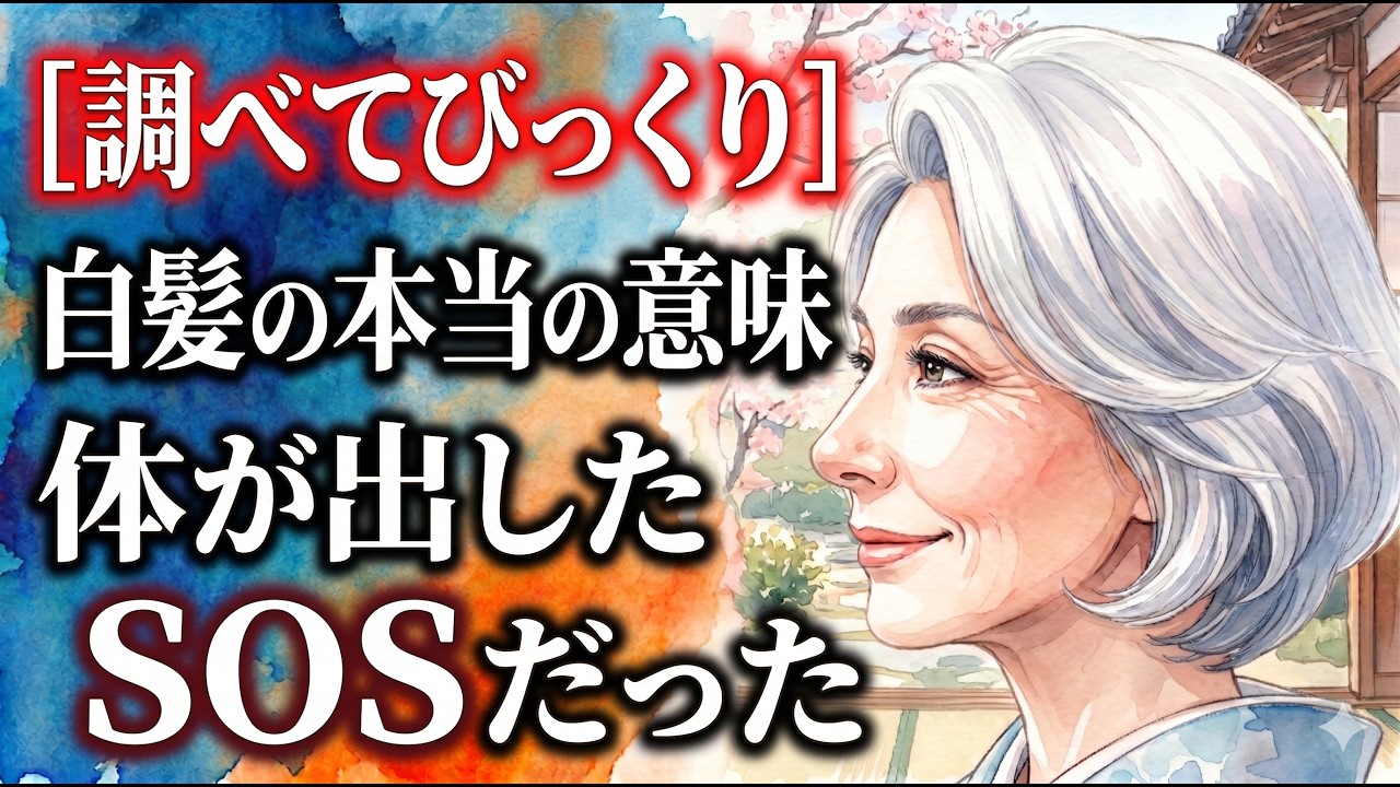 白髪は「老い」ではなく、体からのメッセージでした