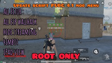 UPDATE FILE SH PUBG MOD MENU ALL FEATURE ESP 4.1 TERBARU
