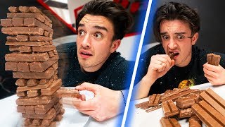 Jenga Food Tower Challenge!