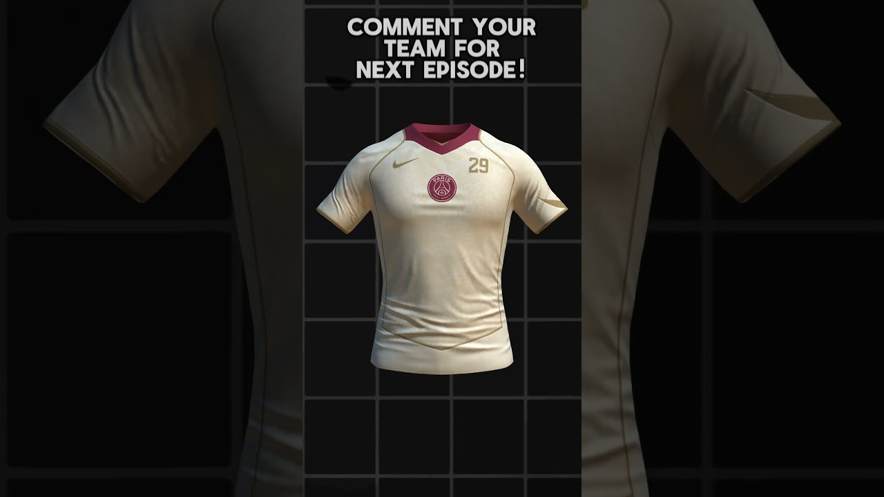 Making NEW 25/26 Football Kits! (Part 1) #footballkits #conceptkits #psg