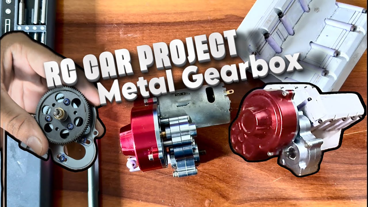 Heavy duty Metal Gearbox for my RC car project 