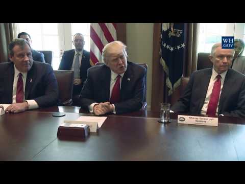 President Trump Hosts an Opioid and Drug Abuse Listening Session