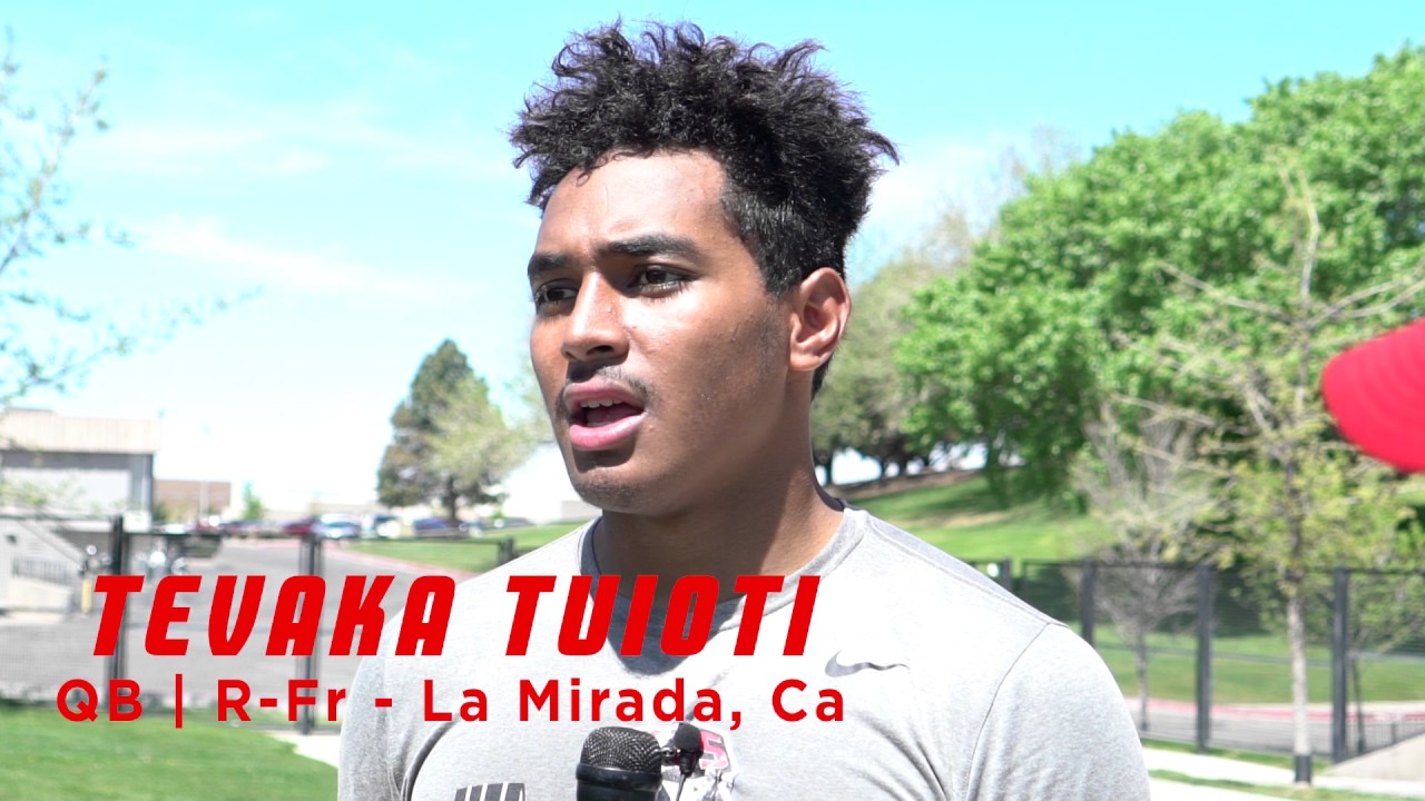 Lobo Football Spring Practice 2017 with Lamar Jordan and Tevaka Tuioti football score