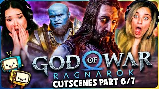 GOD OF WAR RAGNAROK CUTSCENES (PART 6/7) REACTION! | GameClips