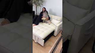 Renter Friendly Home Decorations - 3-in-1 sleeper sofa