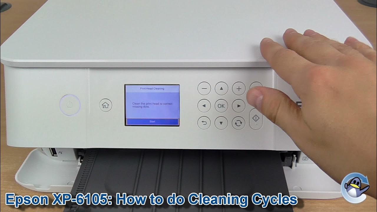 Epson XP6100/XP6105: How to do Print Head Cleaning Cycles and