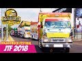 Truck Modif JTF 2018 Konvoi mulai Masuk ke Area JEC