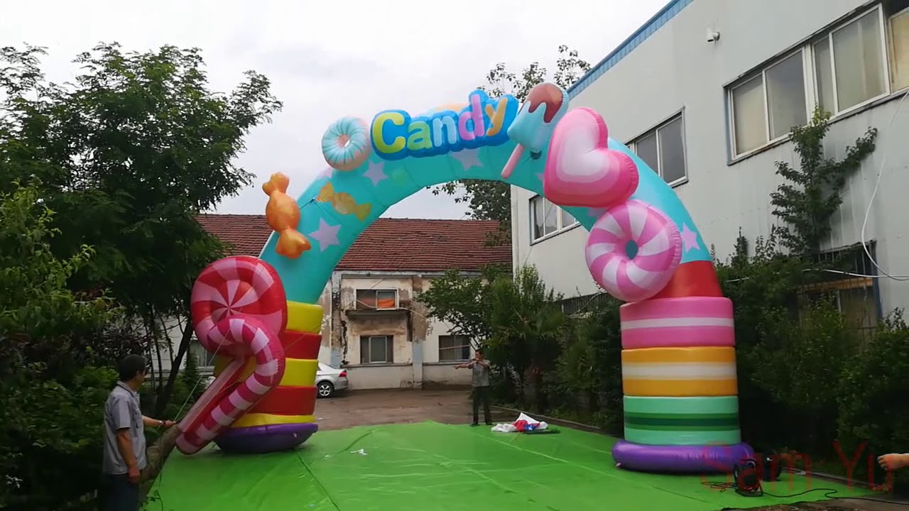 inflatable world inflatable candy arch