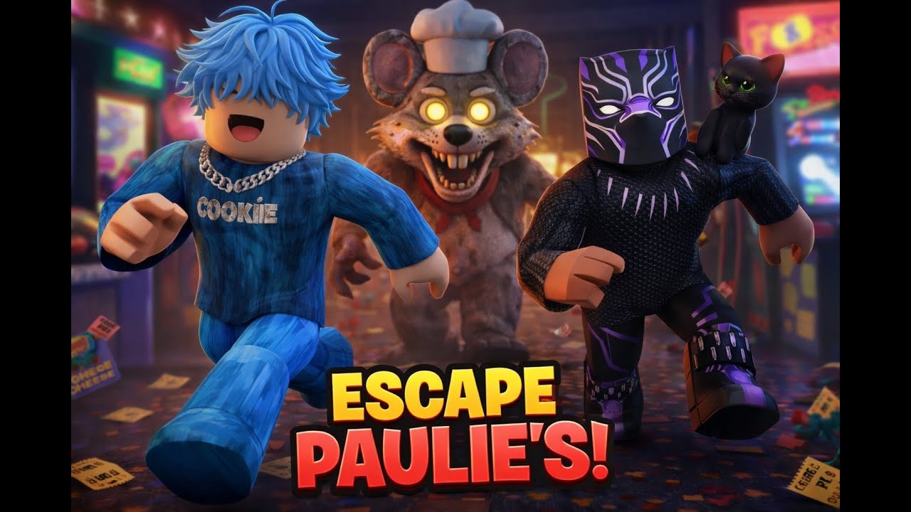 Мы с Чёрной Пантерой играем в новую игру Night Shift at Paulie's (ранняя бета-версия) [УЖАС] в Ro...