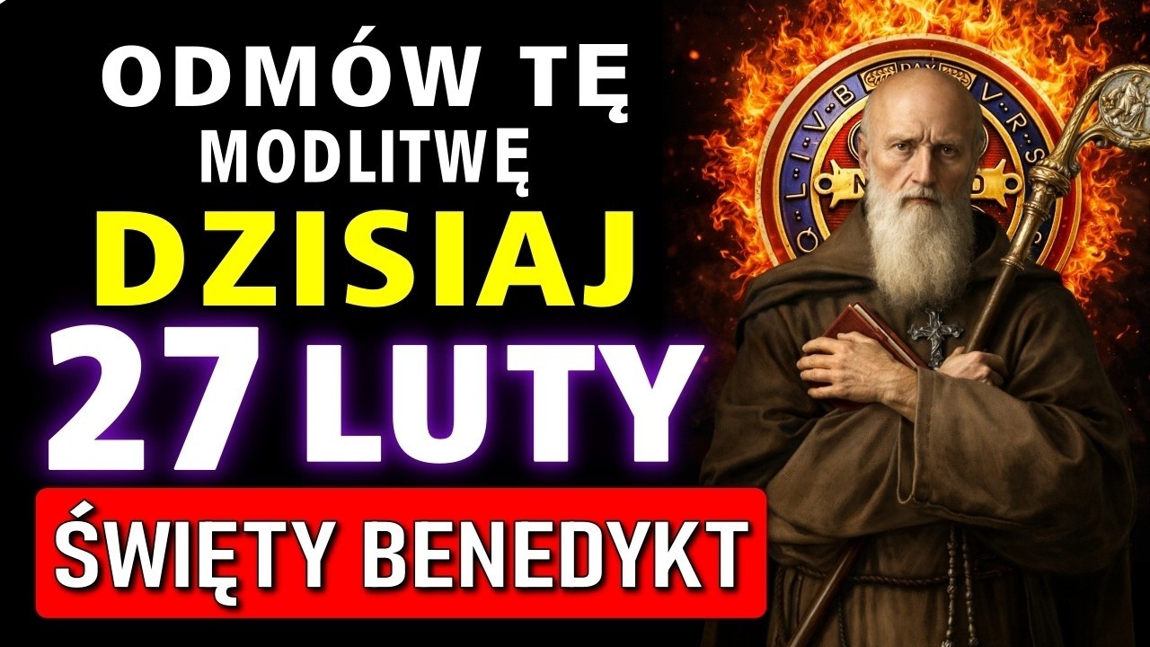 WRÓG NIE MUSI WIEDZIEĆ  MODLITWA ŚW  BENEDYKTA NA ATAKI DUCHOWE, DZIAŁA NATYCHMIAST! TYLKO SŁUCHAJ