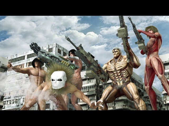 Attack on Titan Protect the Modern world VS Shin Godzilla life-action class=