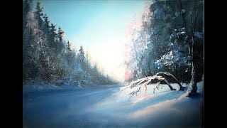 🔝 ХуДоЖнИкИ Картина маслом / Зимний пейзаж / Маргарита Потороча 🔝 ХуДоЖнИкИ Картина маслом / Зимний пейзаж / Маргарита Потороча