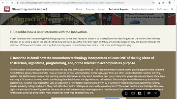 CSC Final Project : internet in entertainment